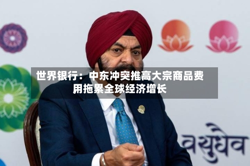 世界银行：中东冲突推高大宗商品费用	，拖累全球经济增长-第3张图片