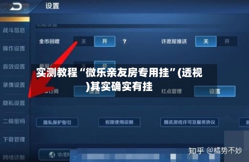 实测教程“微乐亲友房专用挂”(透视)其实确实有挂