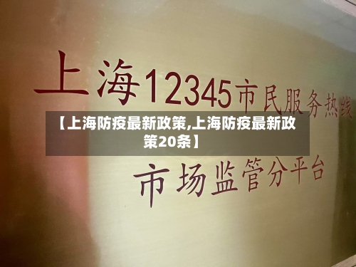【上海防疫最新政策,上海防疫最新政策20条】