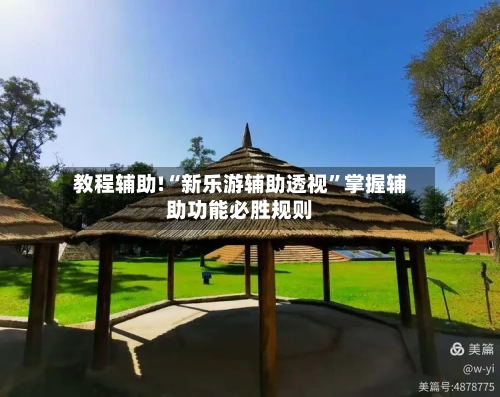 教程辅助!“新乐游辅助透视”掌握辅助功能必胜规则
