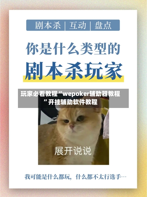 玩家必看教程“wepoker辅助器教程”开挂辅助软件教程