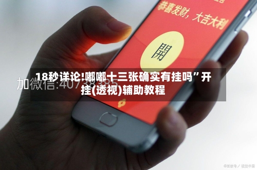 18秒详论!嘟嘟十三张确实有挂吗”开挂(透视)辅助教程
