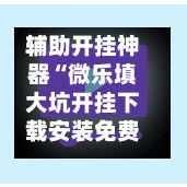 辅助开挂神器“微乐填大坑开挂下载安装免费”详细外挂透视辅助软件教程