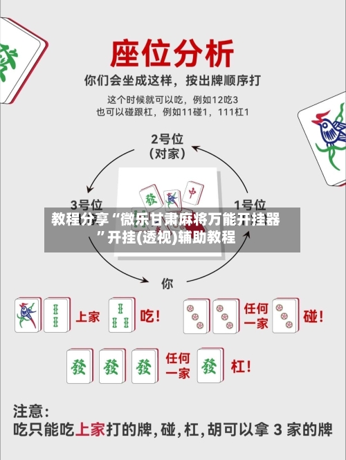 教程分享“微乐甘肃麻将万能开挂器”开挂(透视)辅助教程