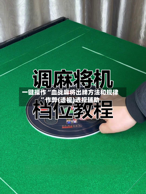 一键操作“血战麻将出牌方法和规律”作弊(透视)透视辅助