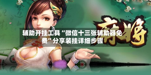 辅助开挂工具“微信十三张辅助器免费”分享装挂详细步骤