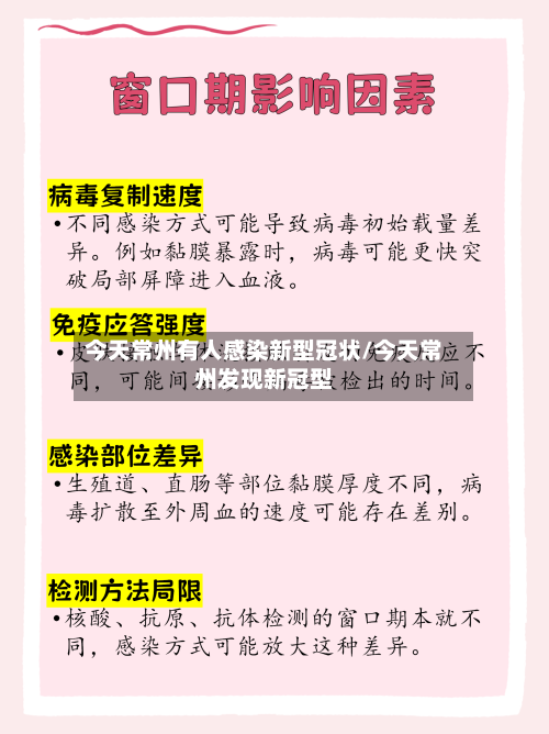今天常州有人感染新型冠状/今天常州发现新冠型