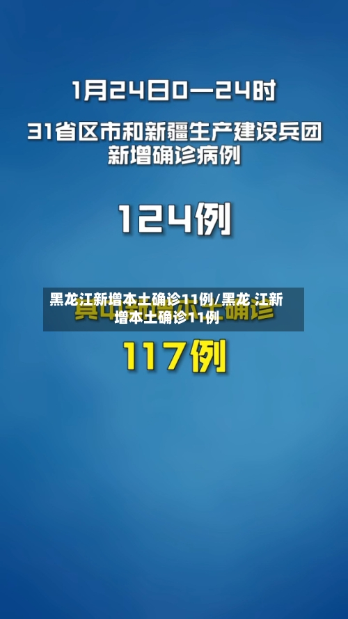 黑龙江新增本土确诊11例/黑龙 江新增本土确诊11例