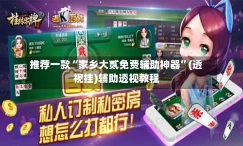 推荐一款“家乡大贰免费辅助神器”(透视挂)辅助透视教程