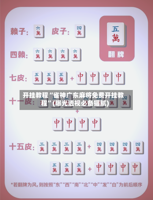 开挂教程“雀神广东麻将免费开挂教程”(曝光透视必备猫腻)