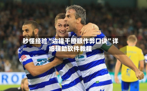 秒懂经验“边锋干瞪眼作弊口诀”详细辅助软件教程