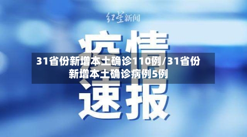 31省份新增本土确诊110例/31省份新增本土确诊病例5例