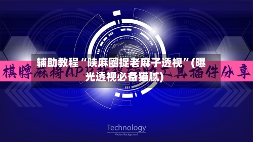 辅助教程“陕麻圈捉老麻子透视”(曝光透视必备猫腻)