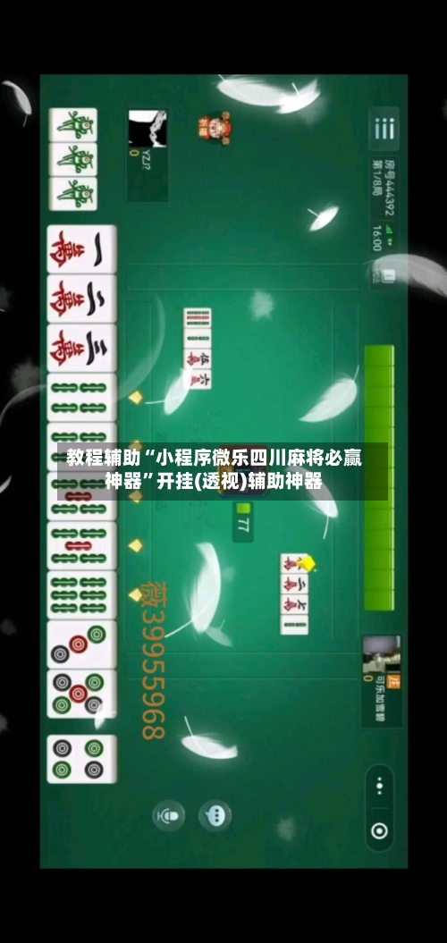 教程辅助“小程序微乐四川麻将必赢神器”开挂(透视)辅助神器