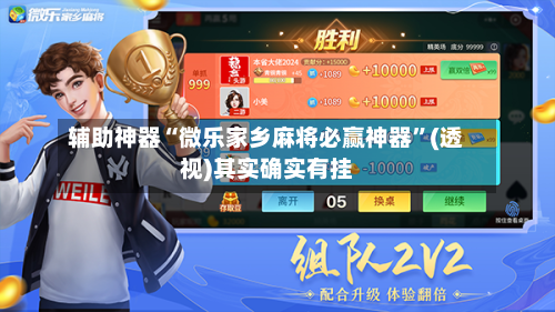 辅助神器“微乐家乡麻将必赢神器”(透视)其实确实有挂