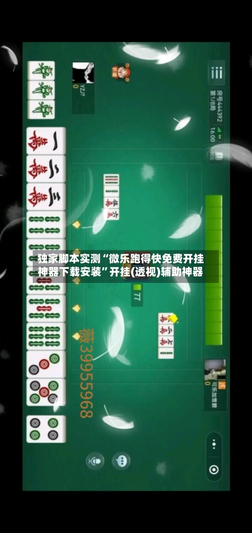 独家脚本实测“微乐跑得快免费开挂神器下载安装”开挂(透视)辅助神器