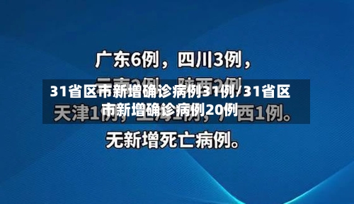 31省区市新增确诊病例31例/31省区市新增确诊病例20例