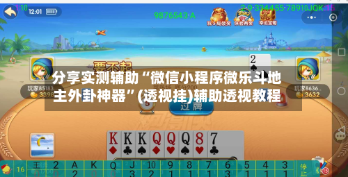 分享实测辅助“微信小程序微乐斗地主外卦神器”(透视挂)辅助透视教程