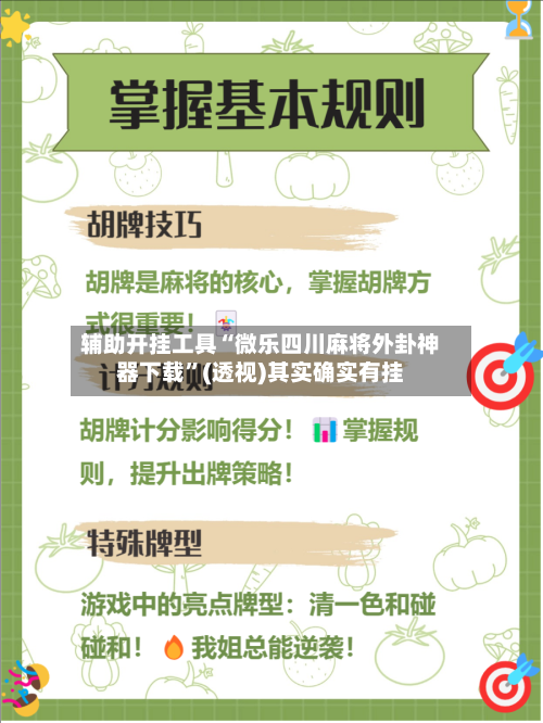 辅助开挂工具“微乐四川麻将外卦神器下载”(透视)其实确实有挂
