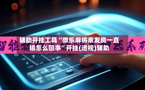 辅助开挂工具“微乐麻将亲友房一直输怎么回事”开挂(透视)辅助