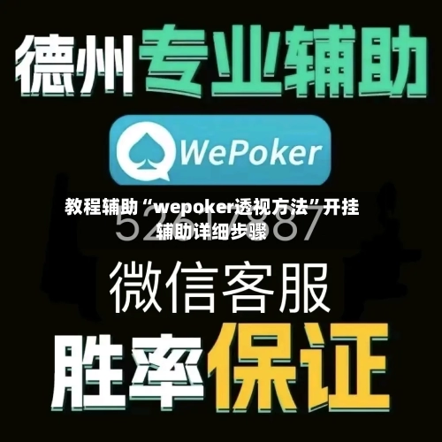 教程辅助“wepoker透视方法”开挂辅助详细步骤