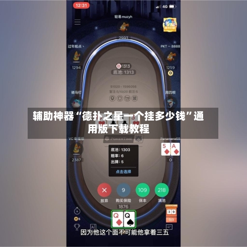 辅助神器“德扑之星一个挂多少钱”通用版下载教程