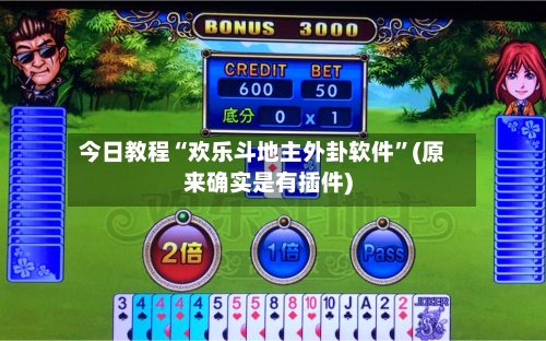 今日教程“欢乐斗地主外卦软件”(原来确实是有插件)