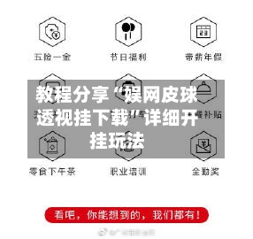 教程分享“娱网皮球透视挂下载”详细开挂玩法