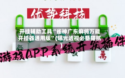开挂辅助工具“雀神广东麻将万能开挂器通用版”(曝光透视必备猫腻)