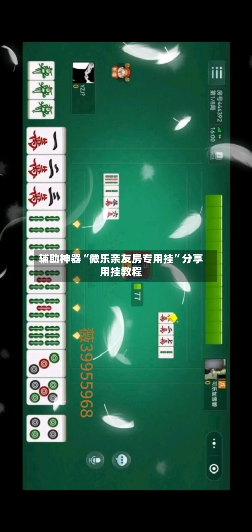 辅助神器“微乐亲友房专用挂”分享用挂教程