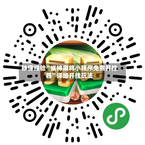 秒懂经验“雀神麻将小程序免费开挂器”详细开挂玩法