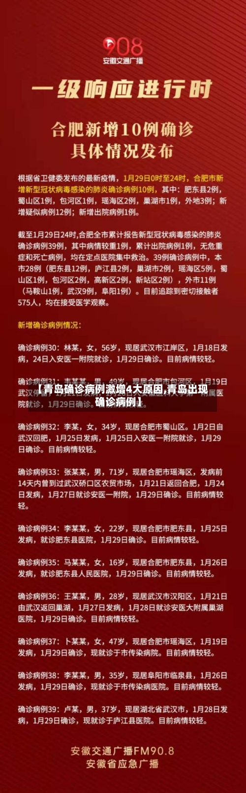 【青岛确诊病例激增4大原因,青岛出现确诊病例】