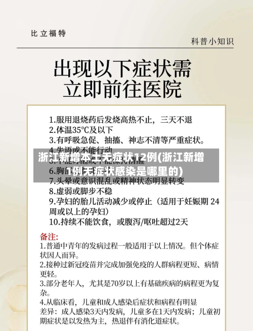 浙江新增本土无症状12例(浙江新增1例无症状感染是哪里的)