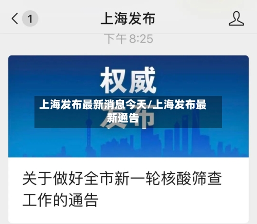 上海发布最新消息今天/上海发布最新通告