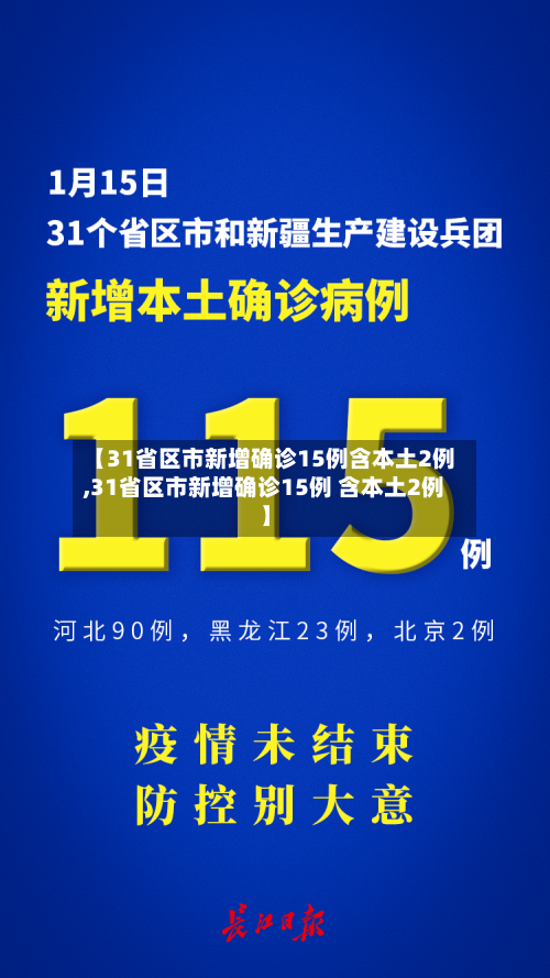 【31省区市新增确诊15例含本土2例,31省区市新增确诊15例 含本土2例】