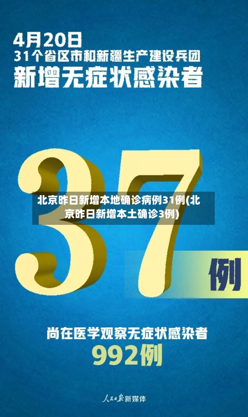 北京昨日新增本地确诊病例31例(北京昨日新增本土确诊3例)