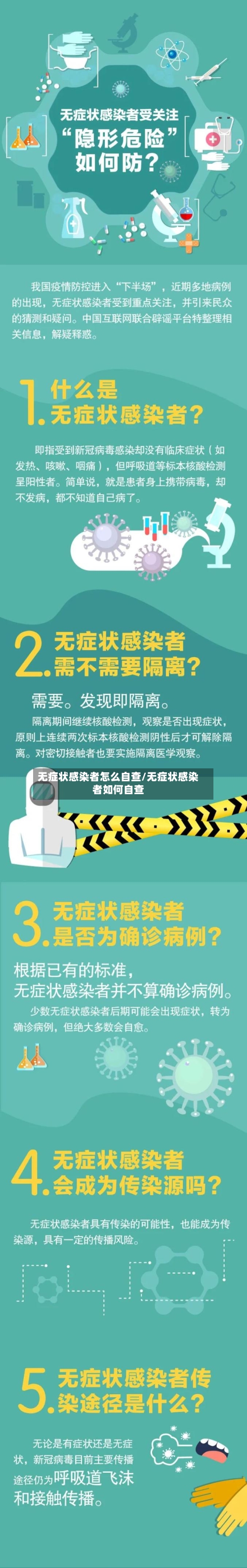 无症状感染者怎么自查/无症状感染者如何自查