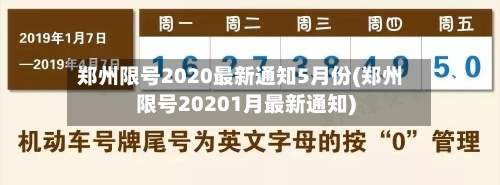 郑州限号2020最新通知5月份(郑州限号20201月最新通知)