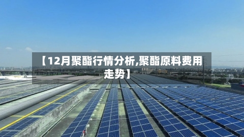 【12月聚酯行情分析,聚酯原料费用走势】