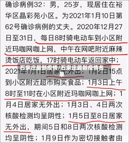 石家庄最新疫情/石家庄最新疫情名单