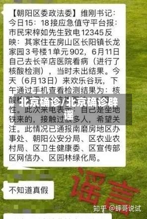 北京确诊/北京确诊辟谣