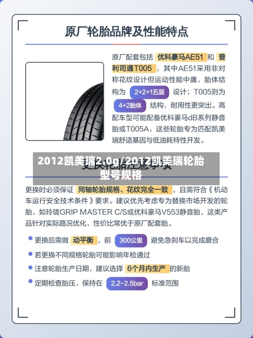2012凯美瑞2.0g/2012凯美瑞轮胎型号规格