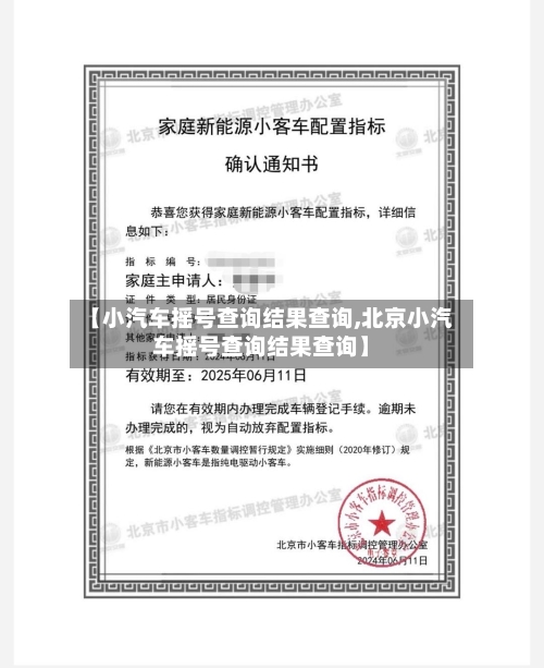 【小汽车摇号查询结果查询,北京小汽车摇号查询结果查询】