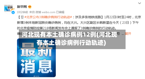 河北现有本土确诊病例12例(河北现有本土确诊病例行动轨迹)