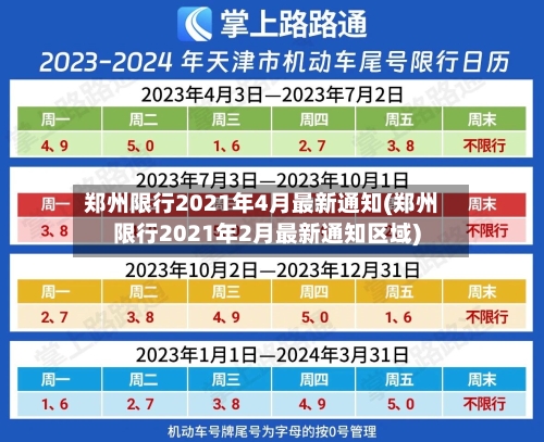 郑州限行2021年4月最新通知(郑州限行2021年2月最新通知区域)